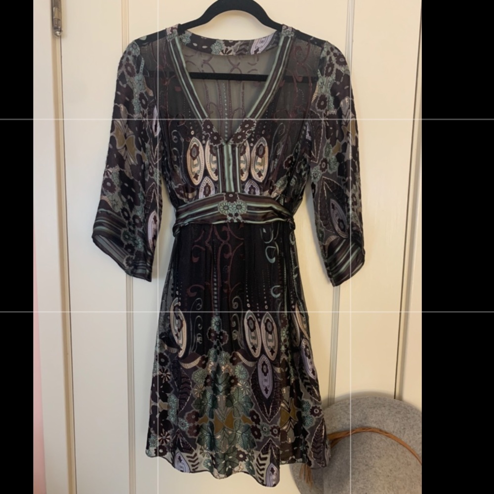 Eci New York Silk blend dress